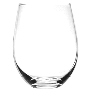 Single Stemless Wine Glass 450ml
