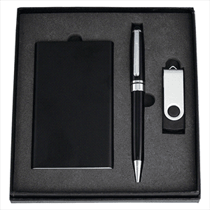 Powerbank, USB (4GB) & Pen Giftset