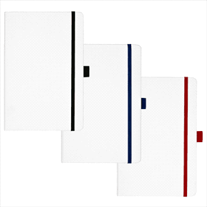 Nova White Bound JournalBook w/ Coloured Accents