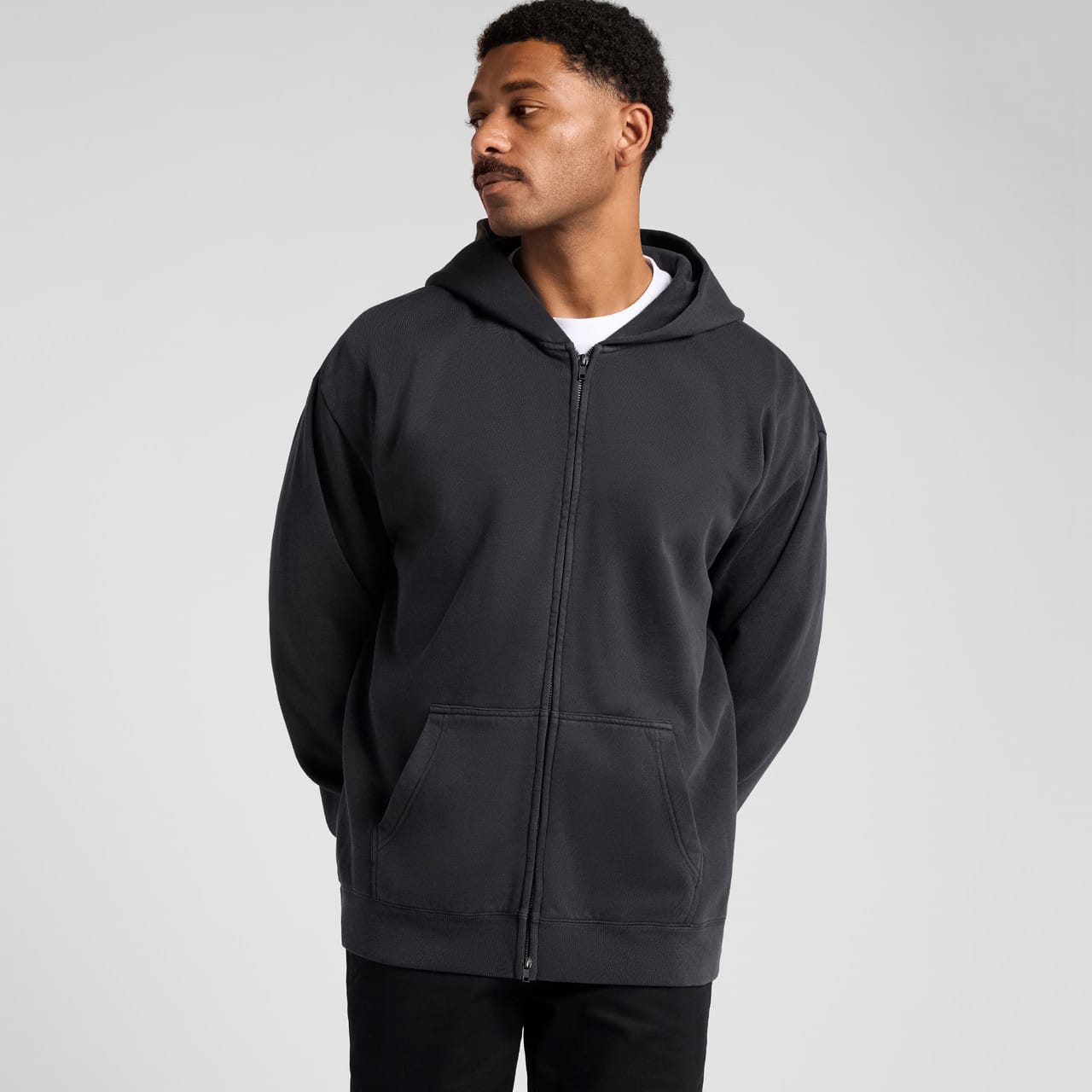 Relax Faded Zip Hood