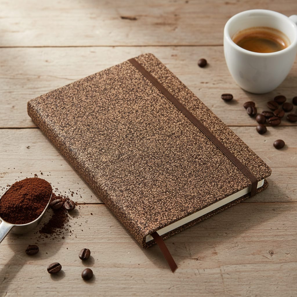 Coffee Grounds A5 Notebook