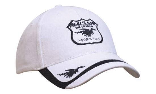 Brushed Heavy Cotton with Mesh Peak Indent