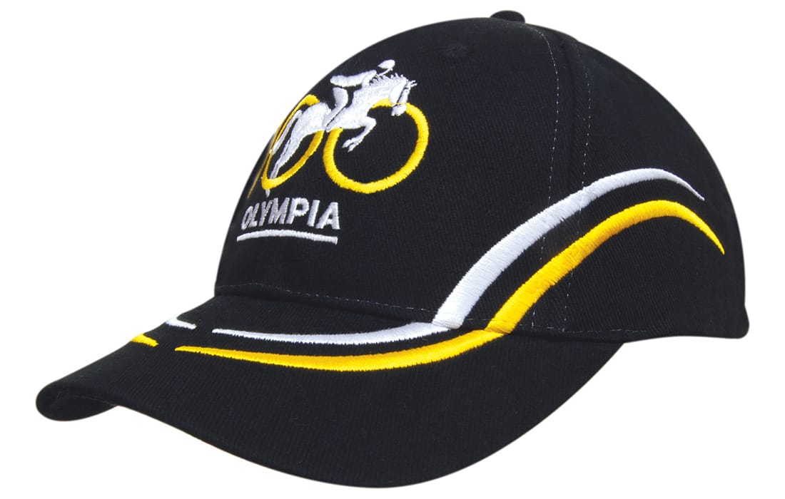 Brushed Heavy Cotton with Curved Embroidery on Crown and Peak
