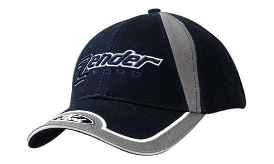 Brushed Heavy Cotton with Fabric Insert on Crown & Peak Inserts/Embroidery