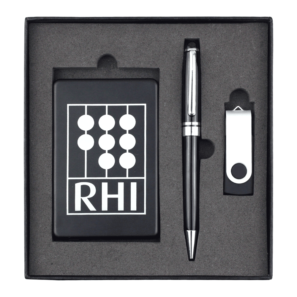 Powerbank, USB (4GB) & Pen Giftset