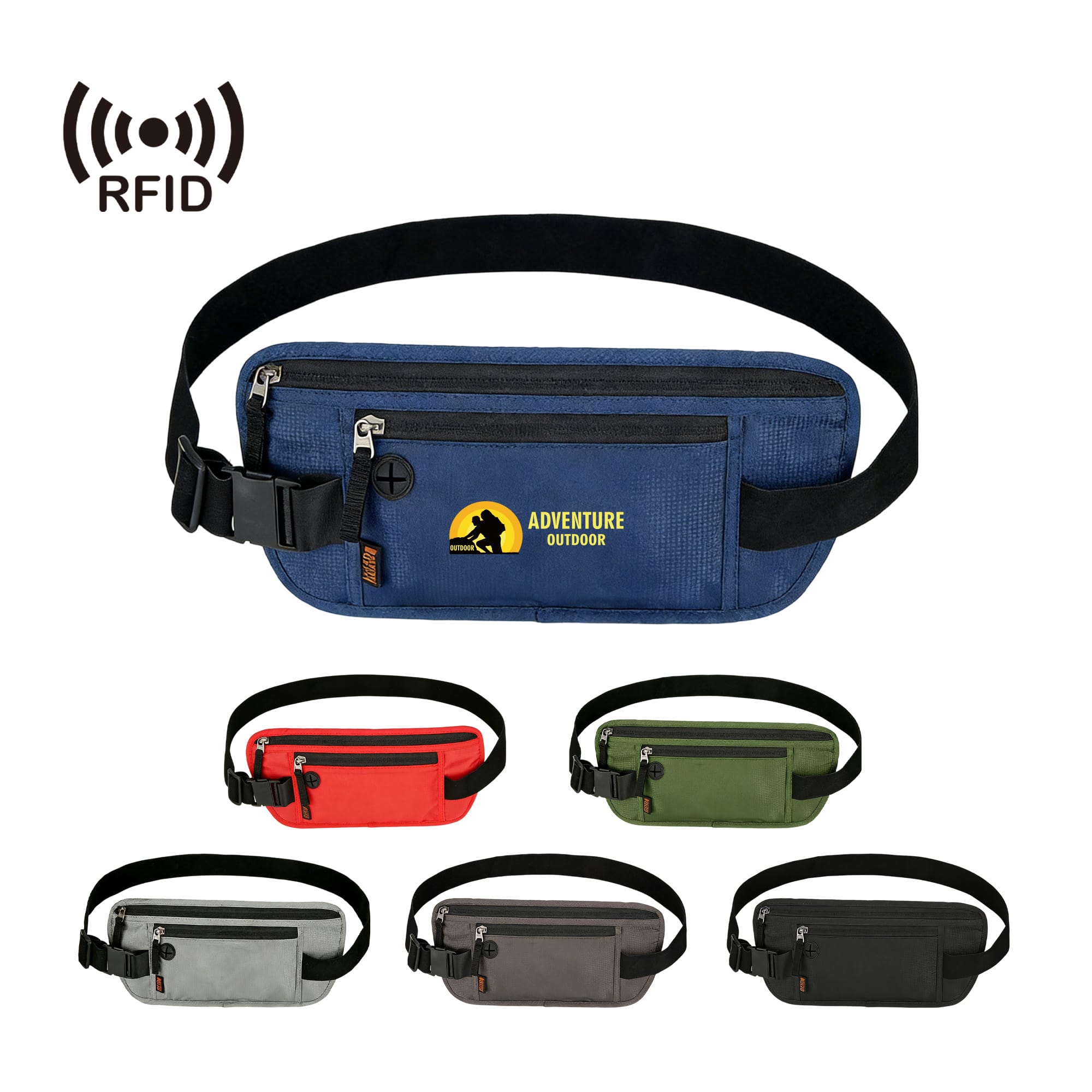 Undercover Waist Bag With RFID Blocking