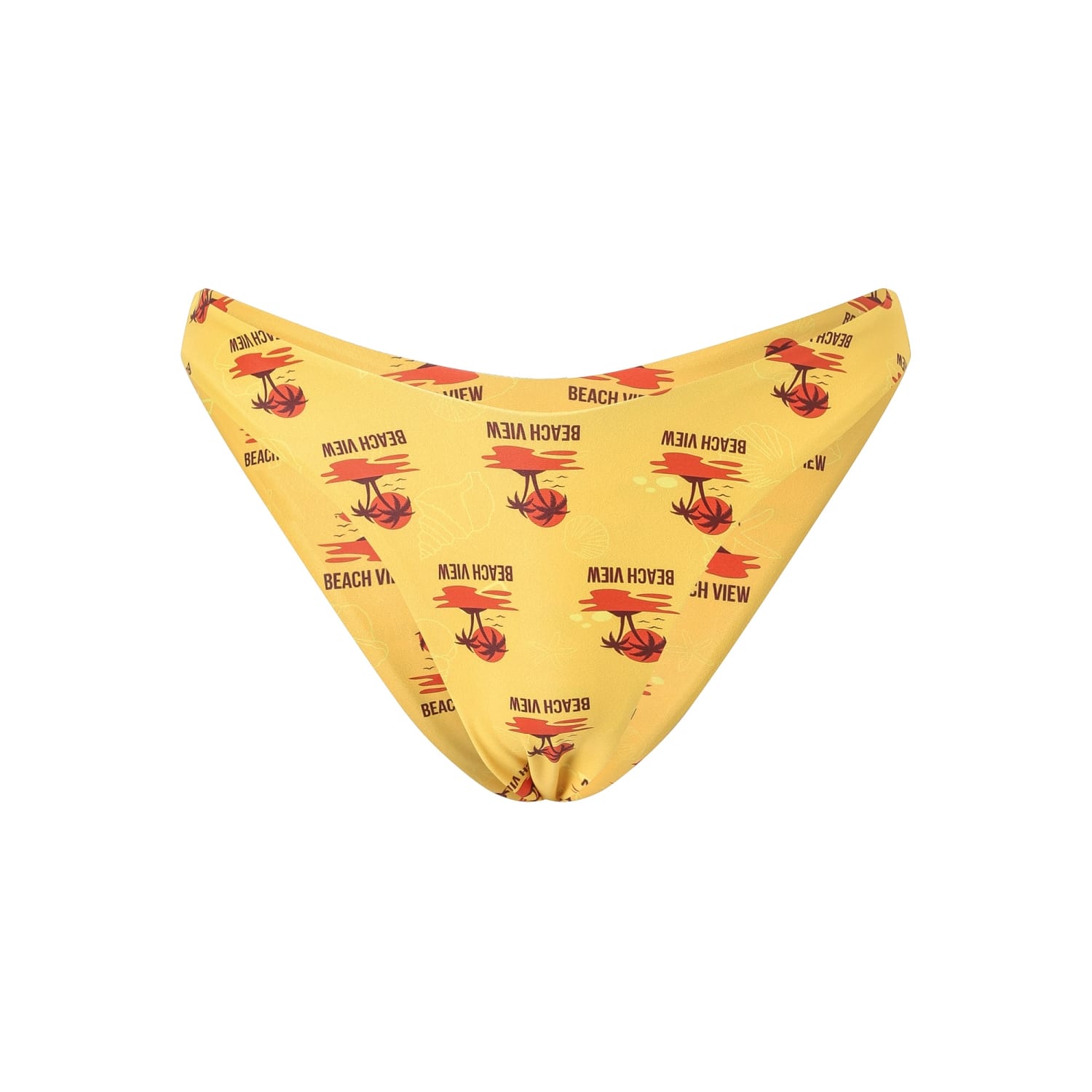 Women's Polyester Spandex Sublimated Bikini bottom