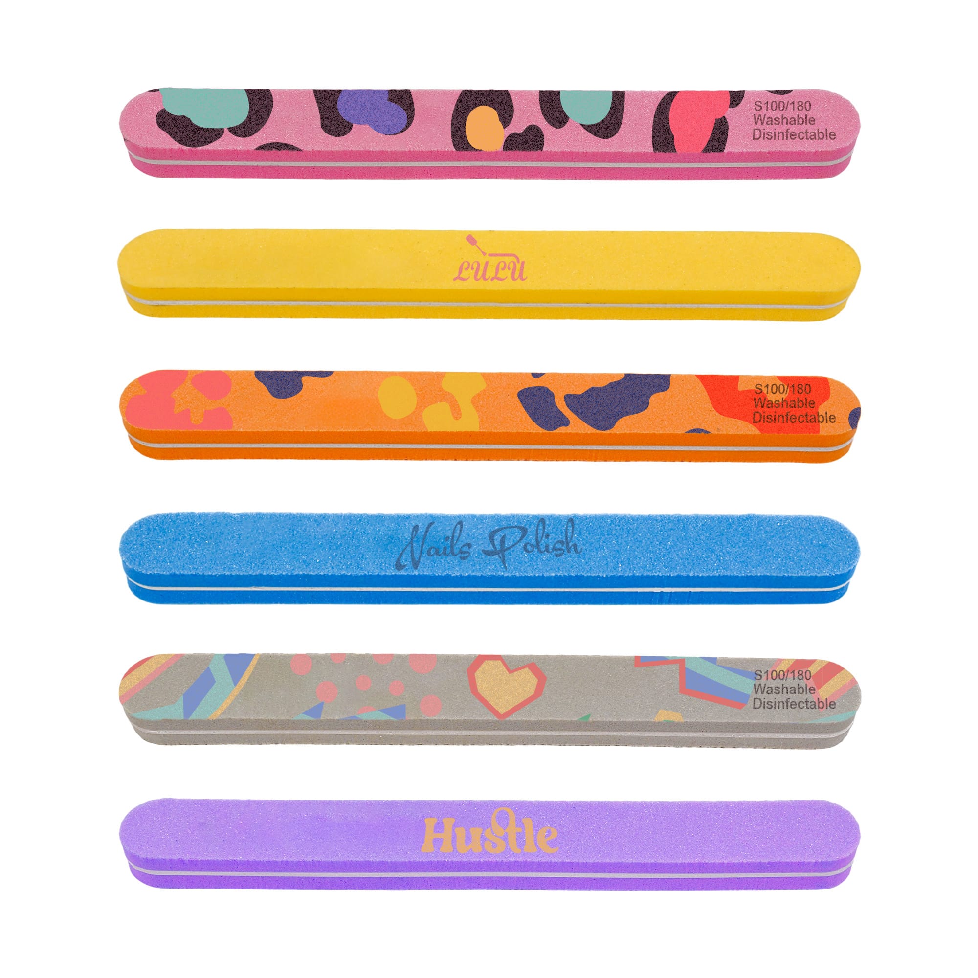 Sponge Straight Shape Nail File