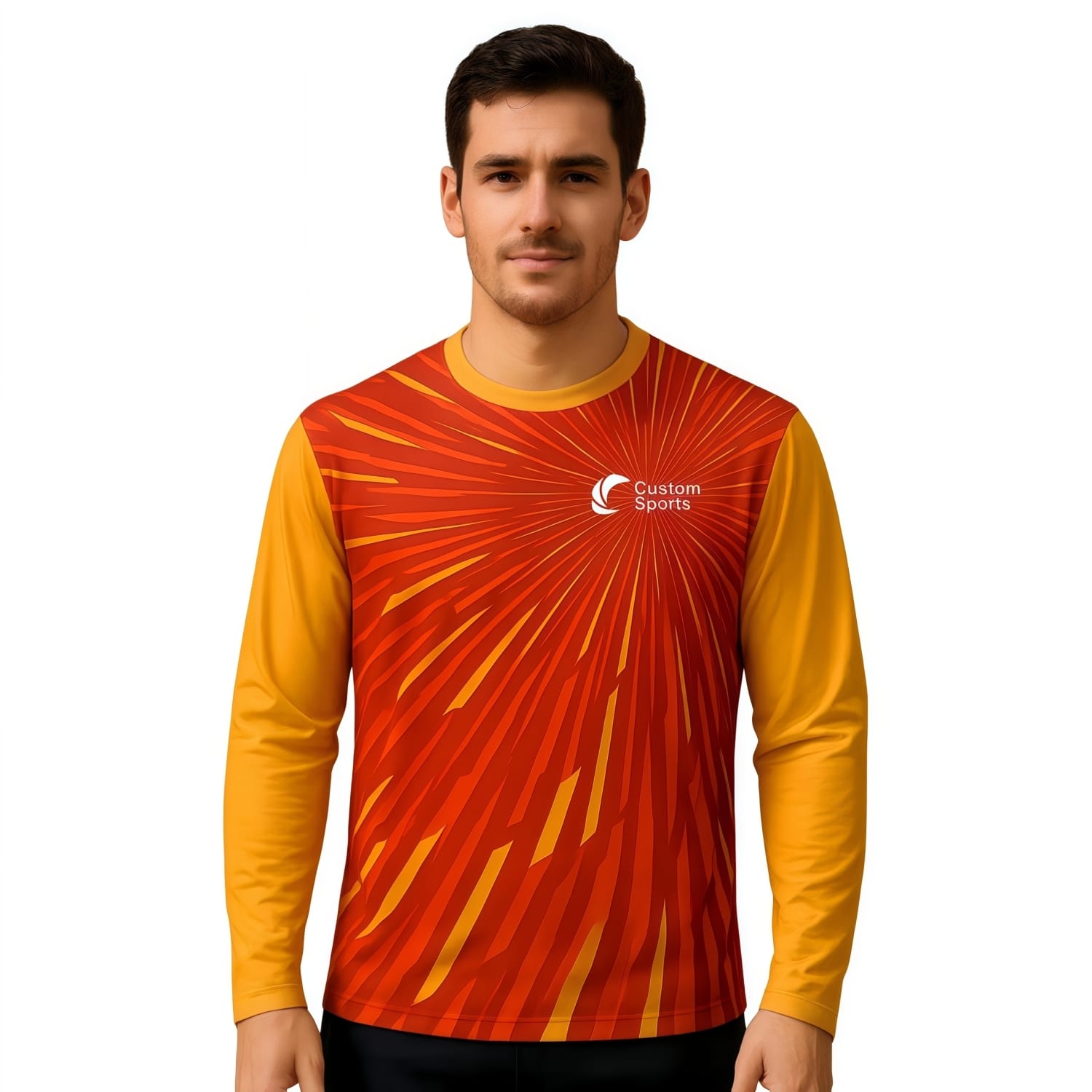 100% Polyester Micro Mesh Sublimated Long Sleeves Shirt