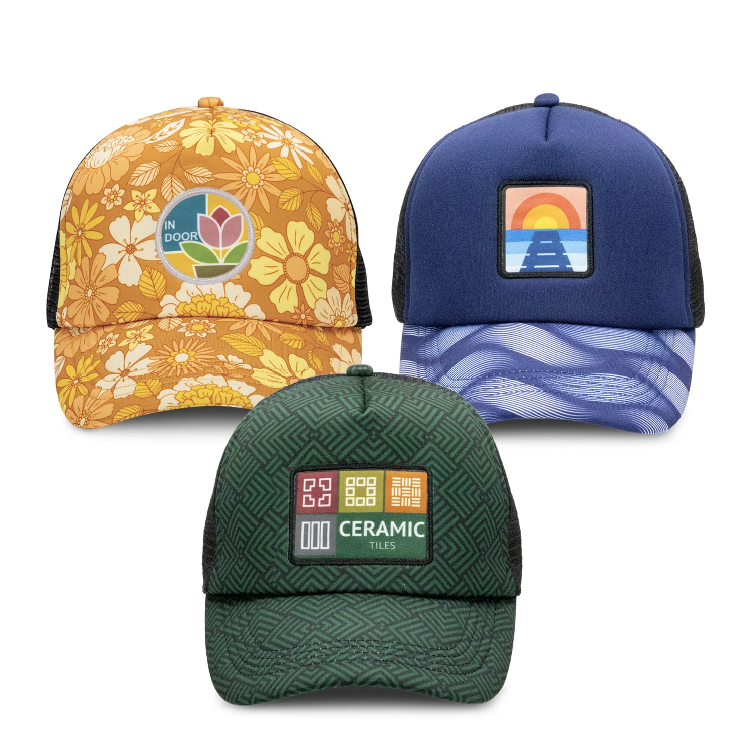 Cruise Custom Cap with Full Colour Patch