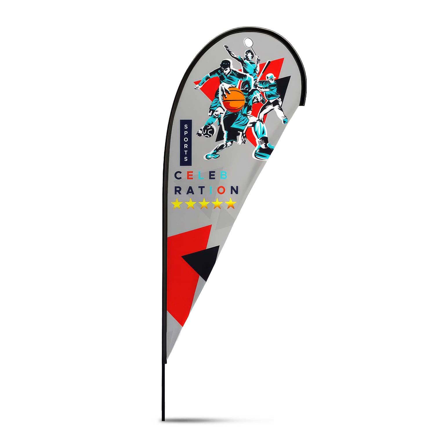 Large Teardrop Flag Kit