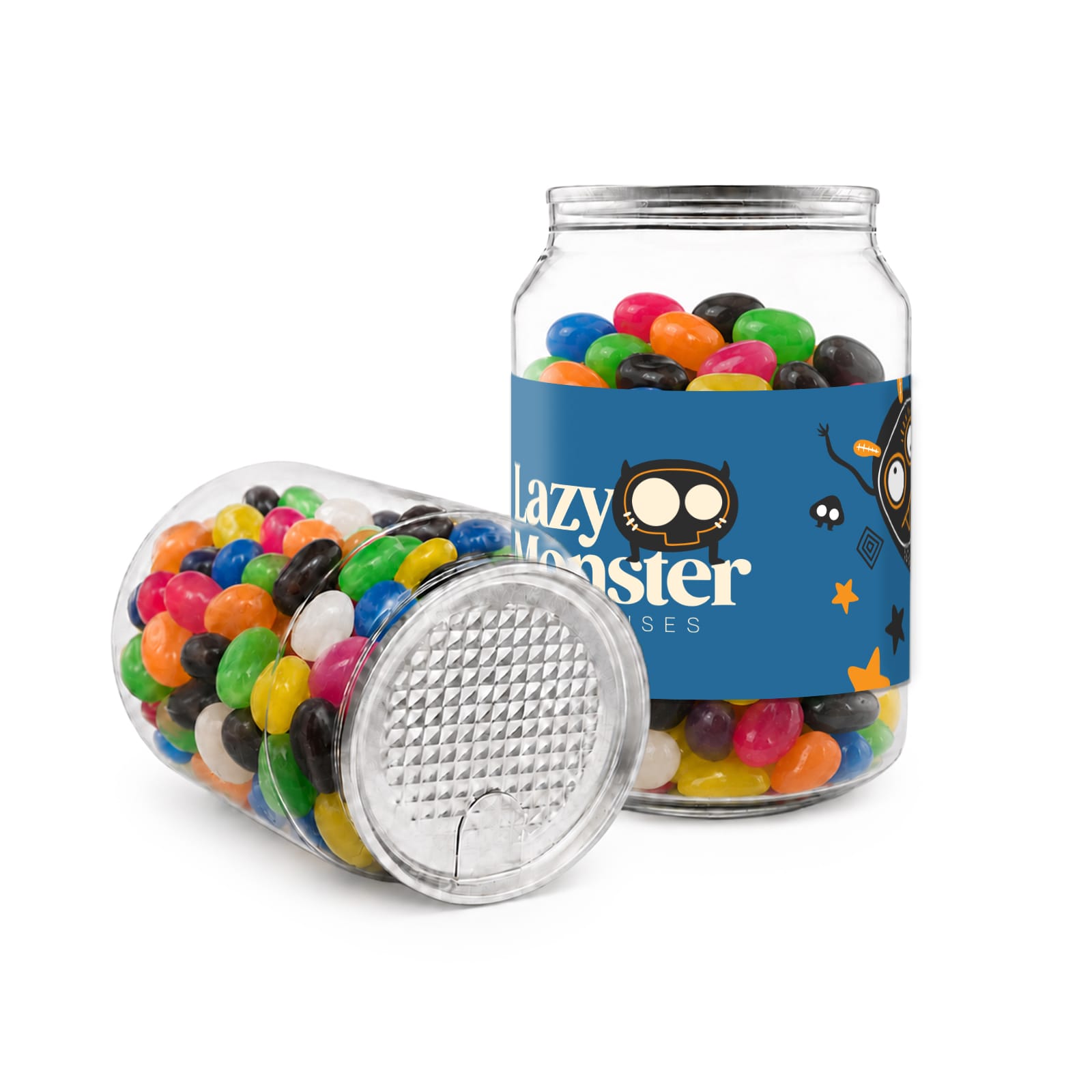 Assorted Jelly Beans in Clear Can 210g