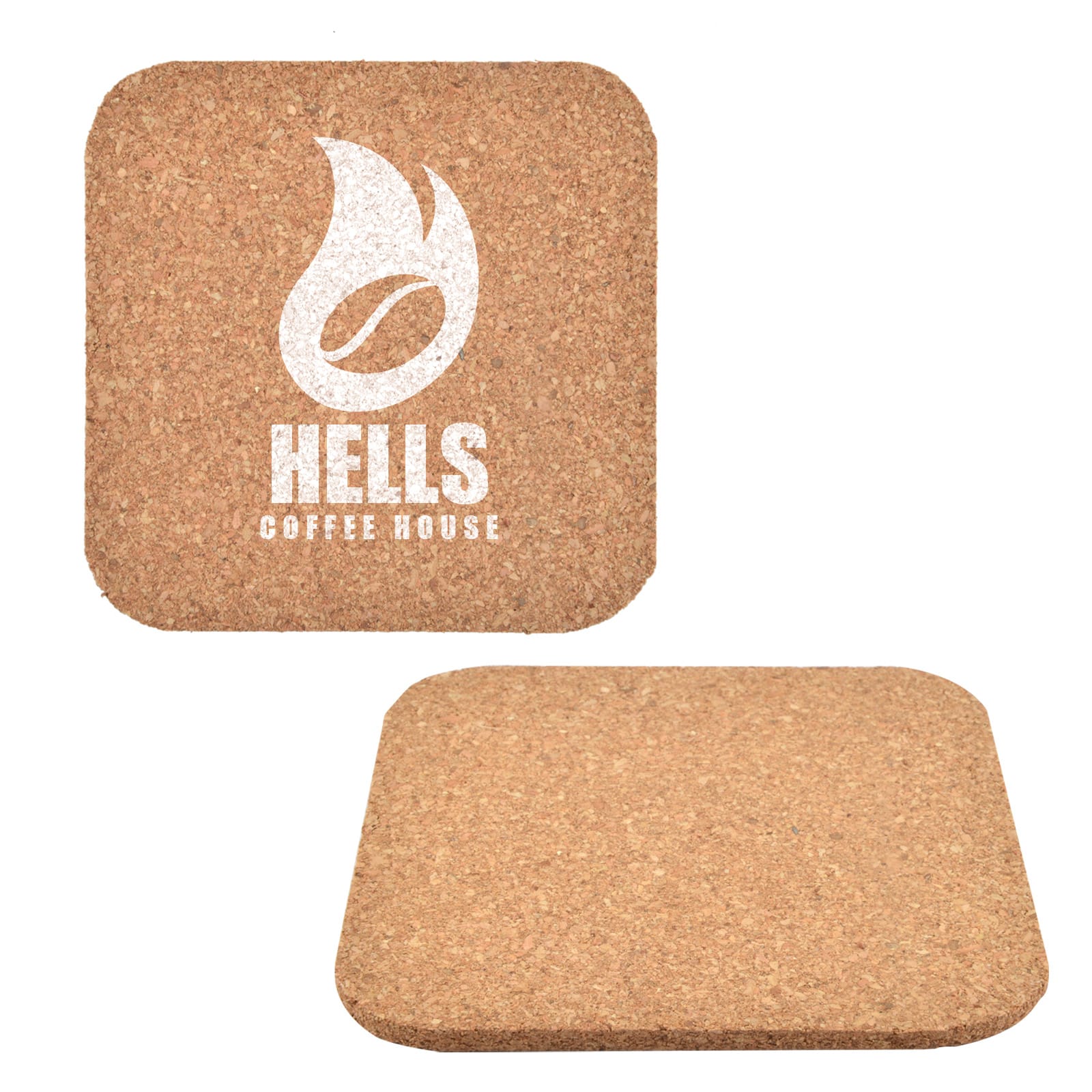 Villa Cork Square Coaster