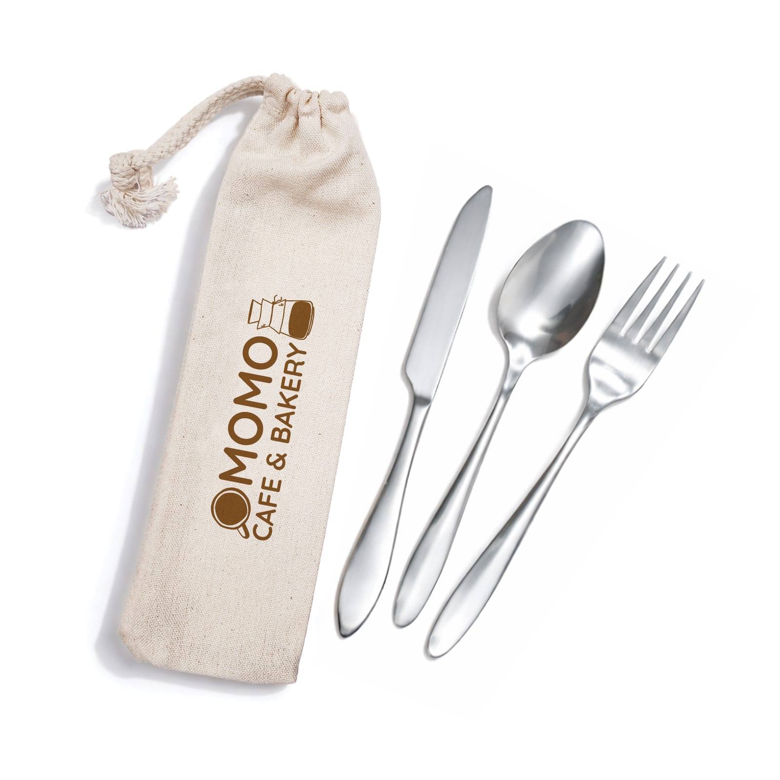 Banquet Cutlery Set in Calico Pouch