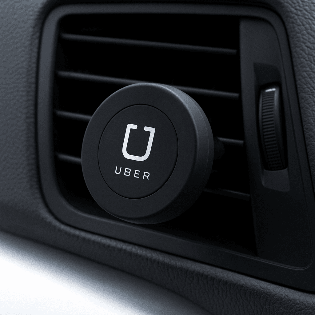 Kozo Universal Magnetic Car Vent Mount - ABS - Black - Round