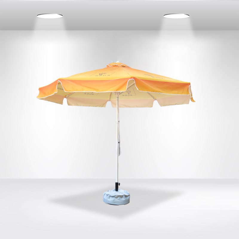 3x3m Round Sublimation Market Umbrellas With Valances