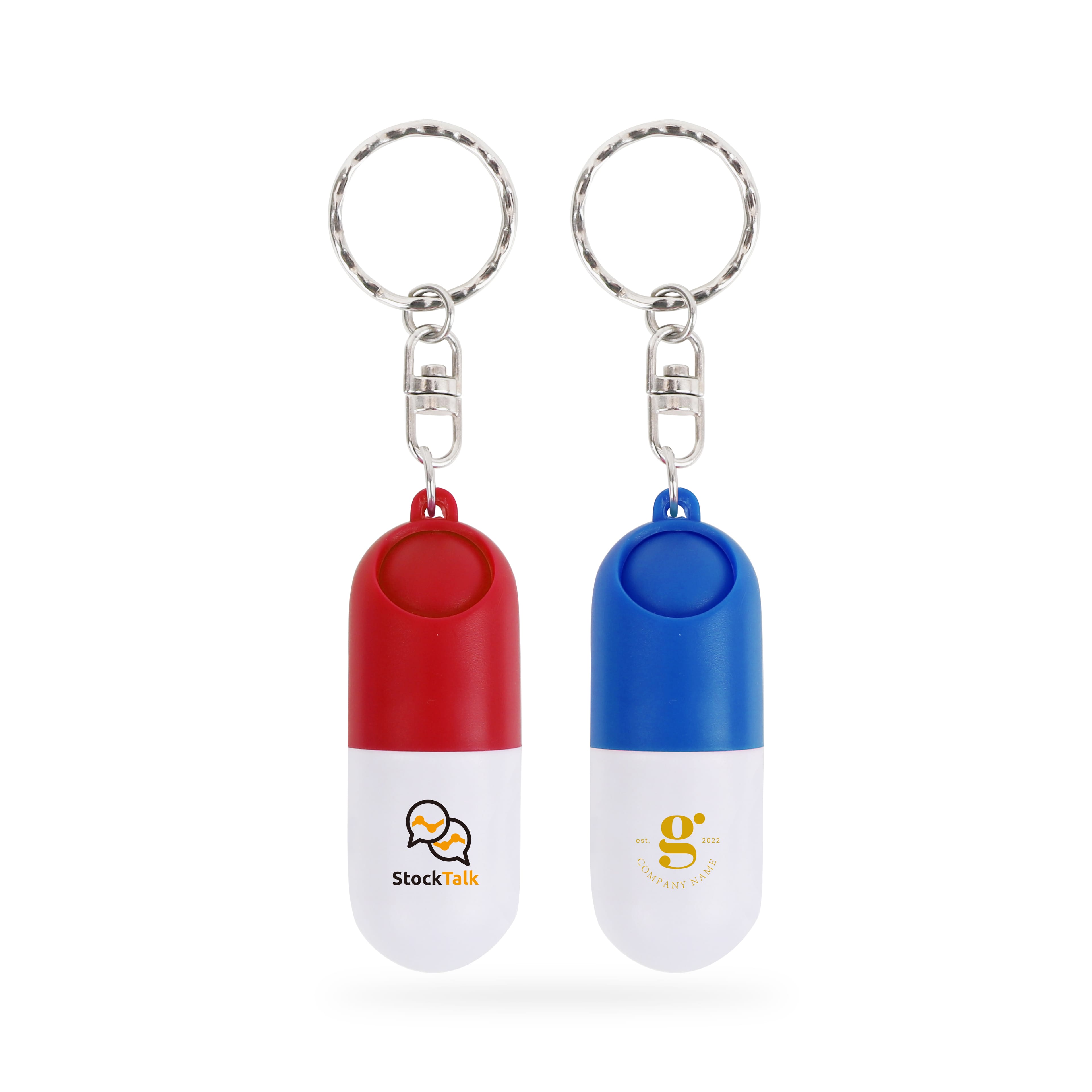 Pill Capsule Keychain