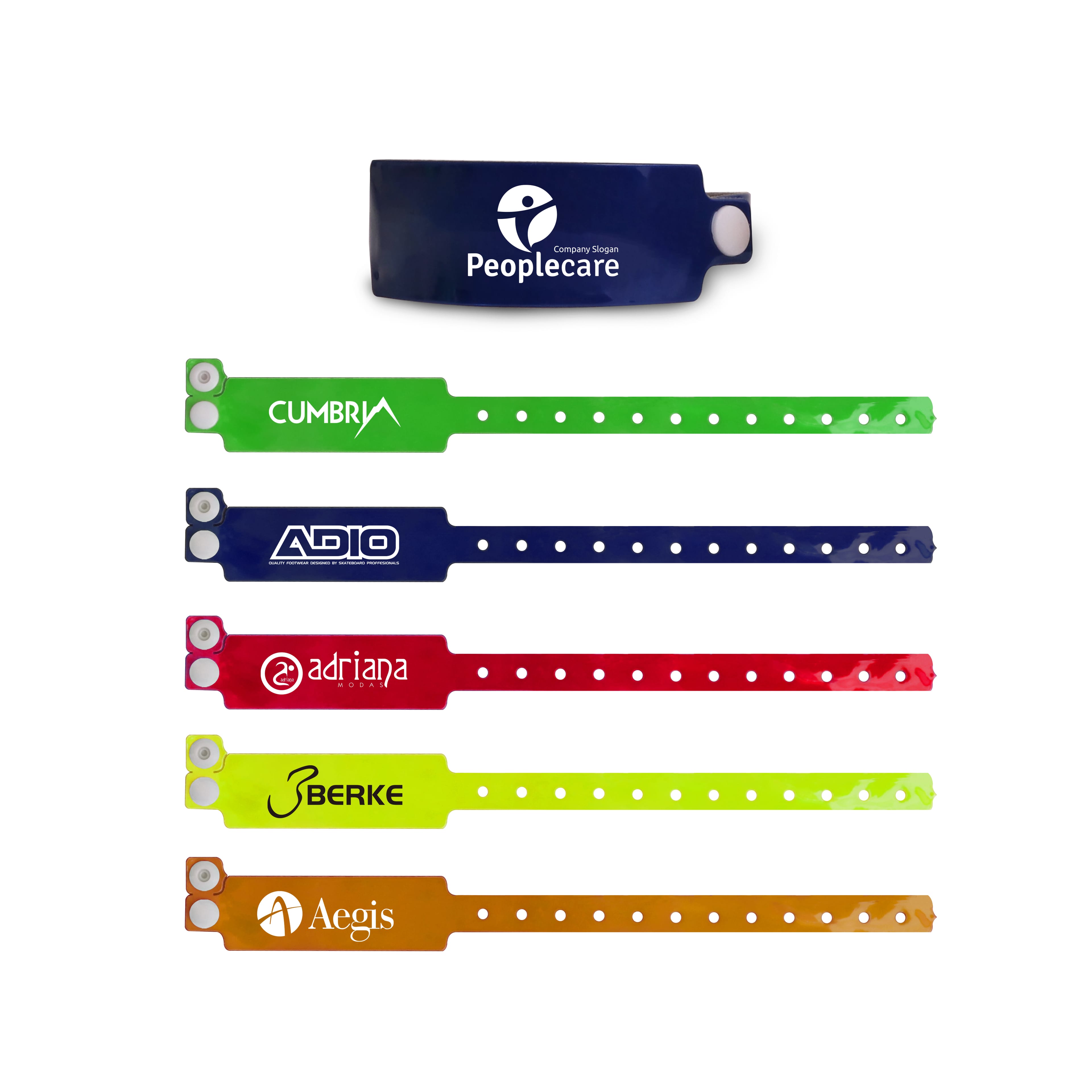 Disposable Reflective PVC Wristband