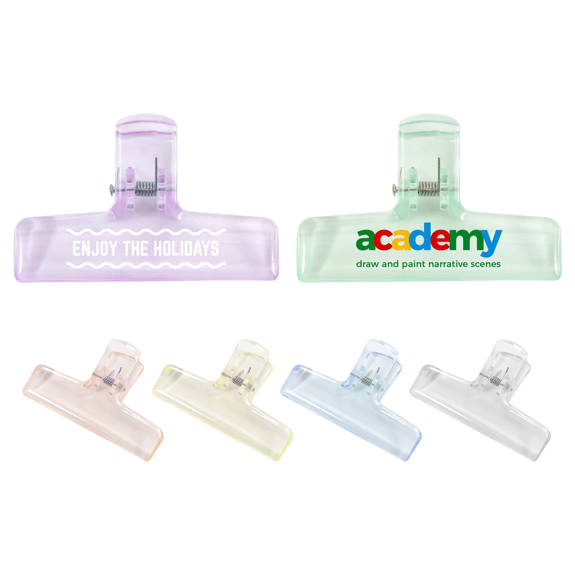Translucent Plastic Clips