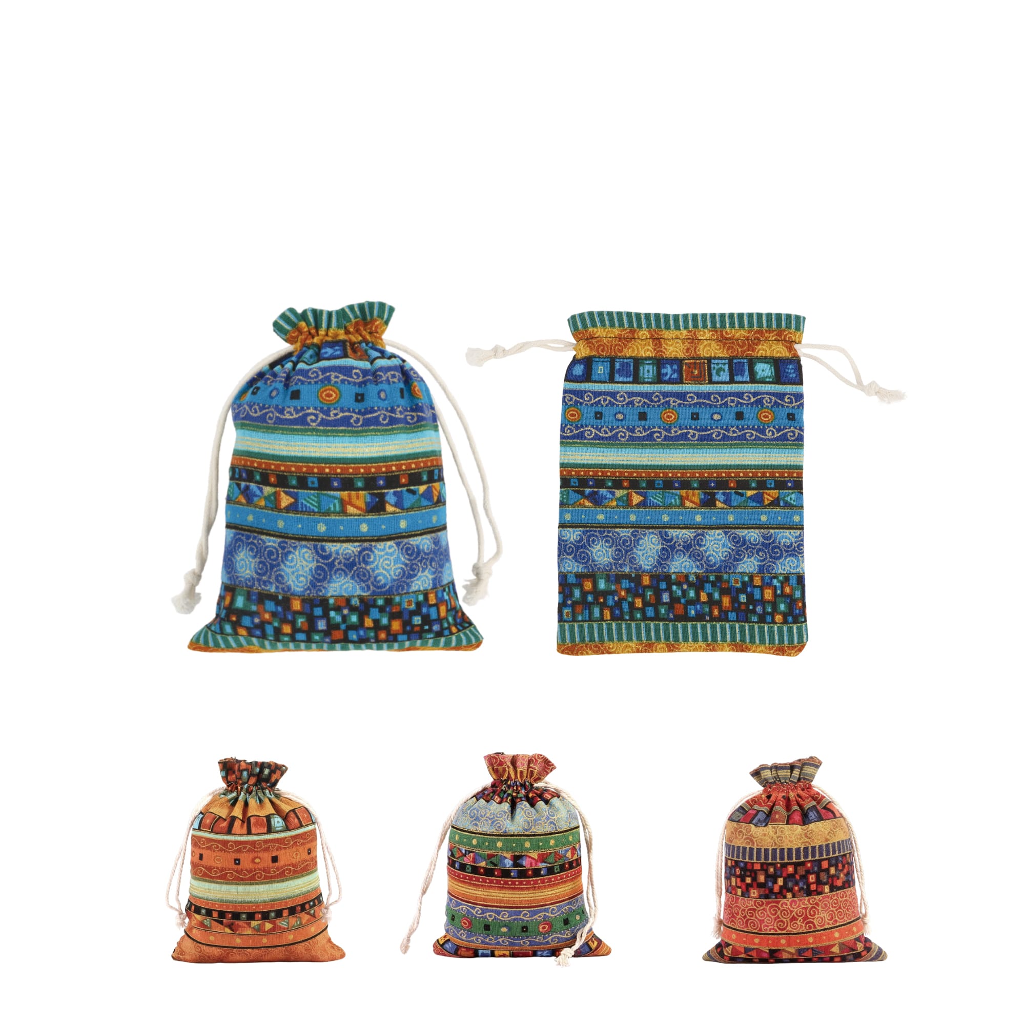 Linen Burlap Drawstring Bags