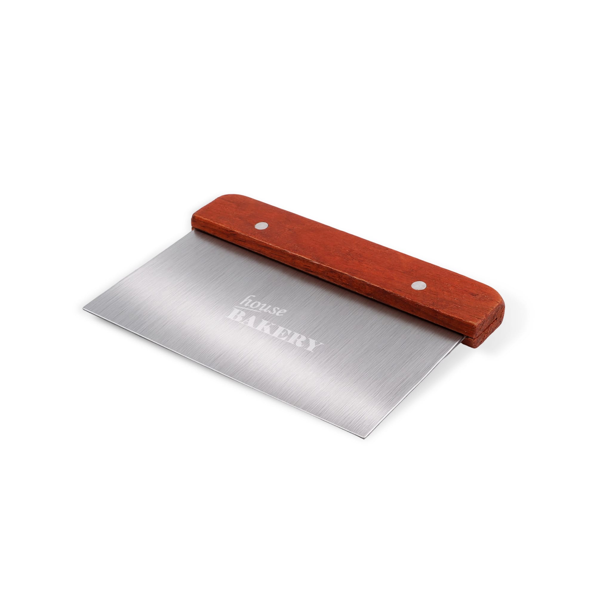 Stainless Steel Dough Scraper with Wood Handle