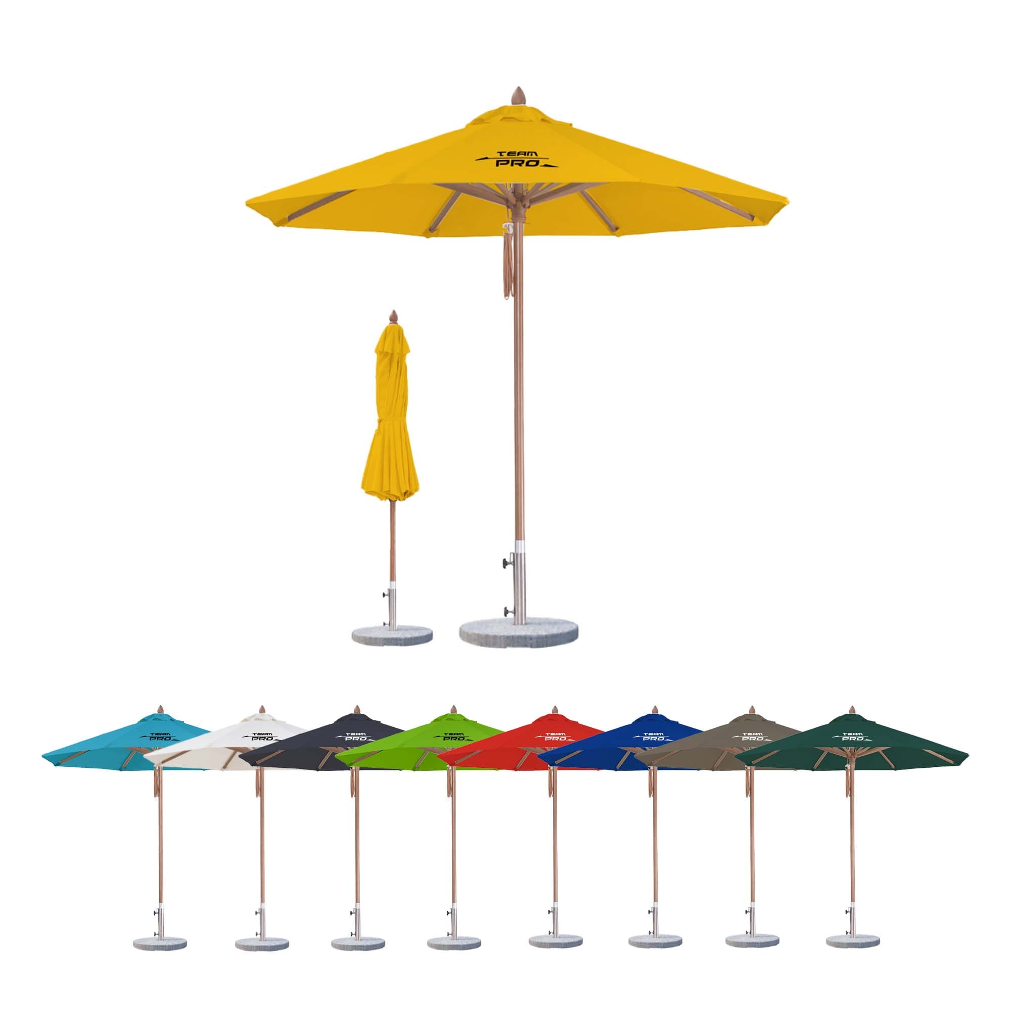 2x2m Wind-resistant Octagon Stock Colour Outdoor Umbrella