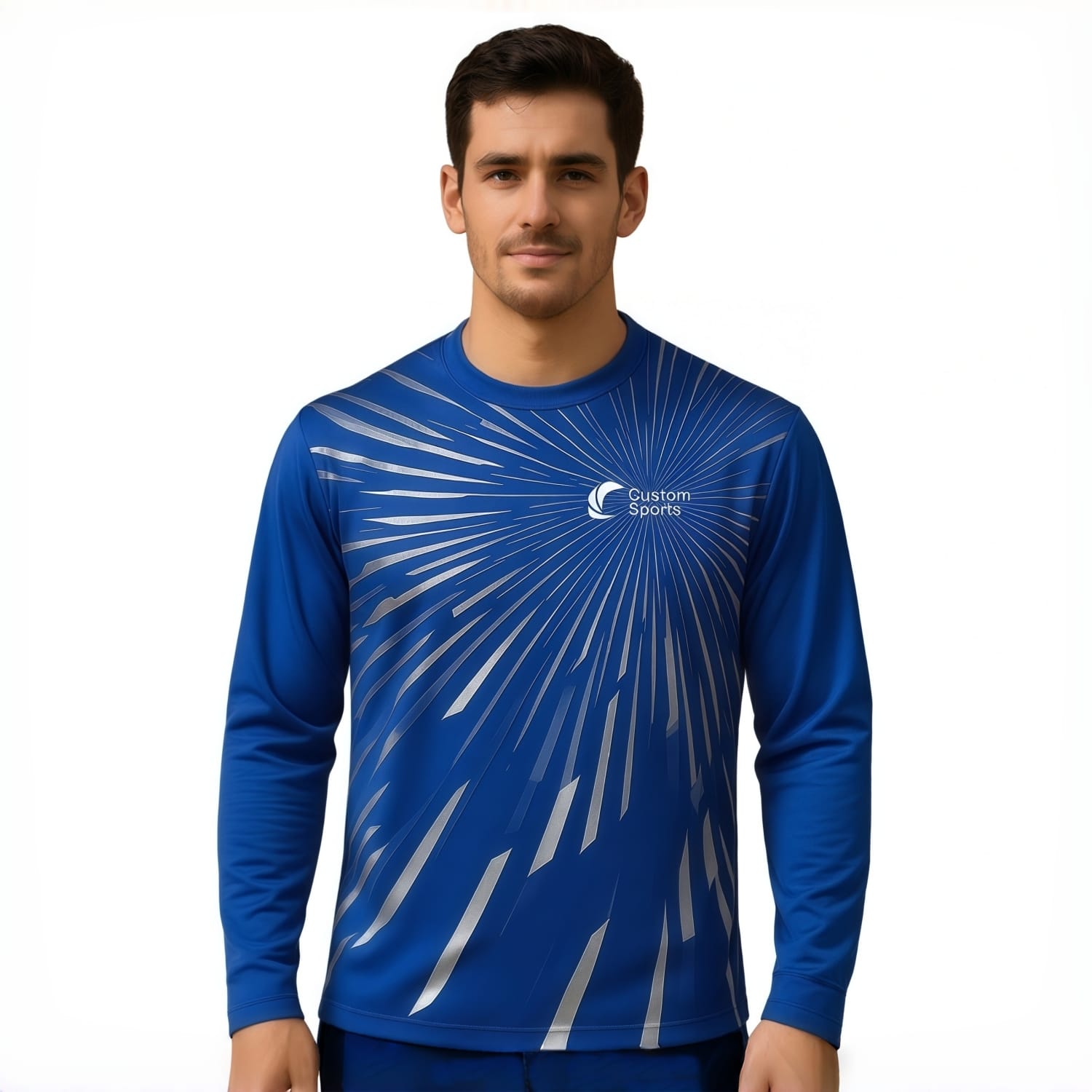 100% Poly Milk Silk Sublimated Basic Long Sleeves Shirt