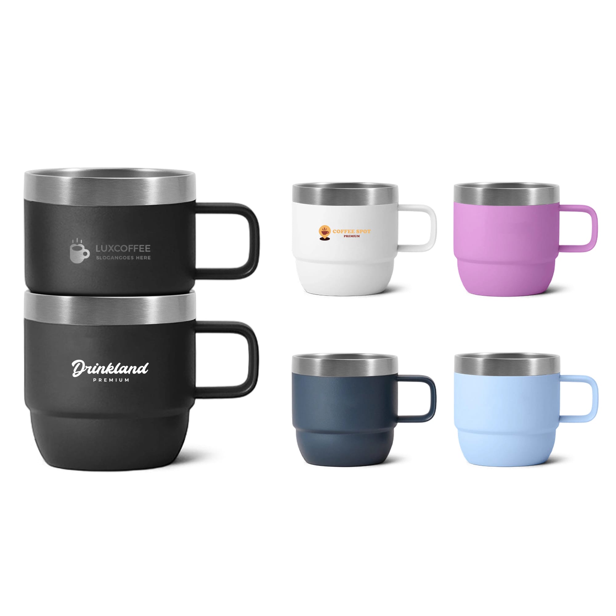 Stackable Stainless Steel Mug