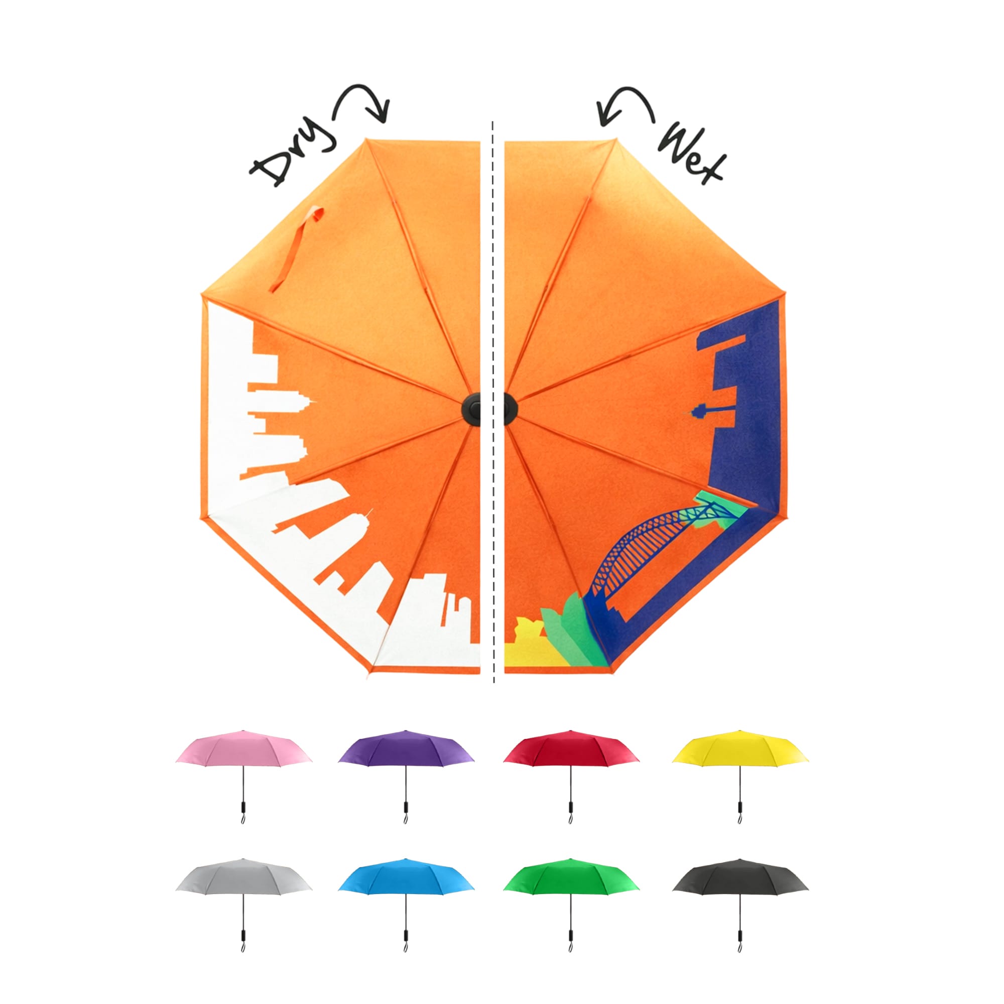 23'' Colour Changing Umbrella