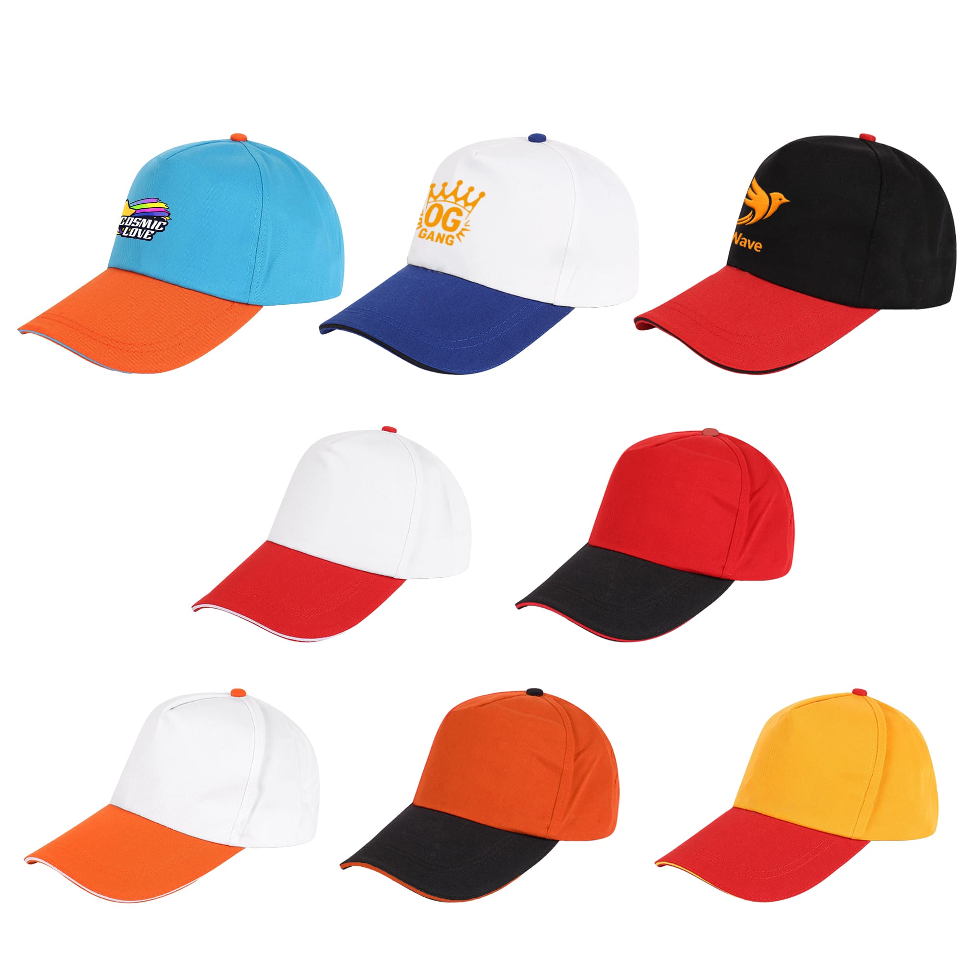 5 Panel Sandwich Bill Hat