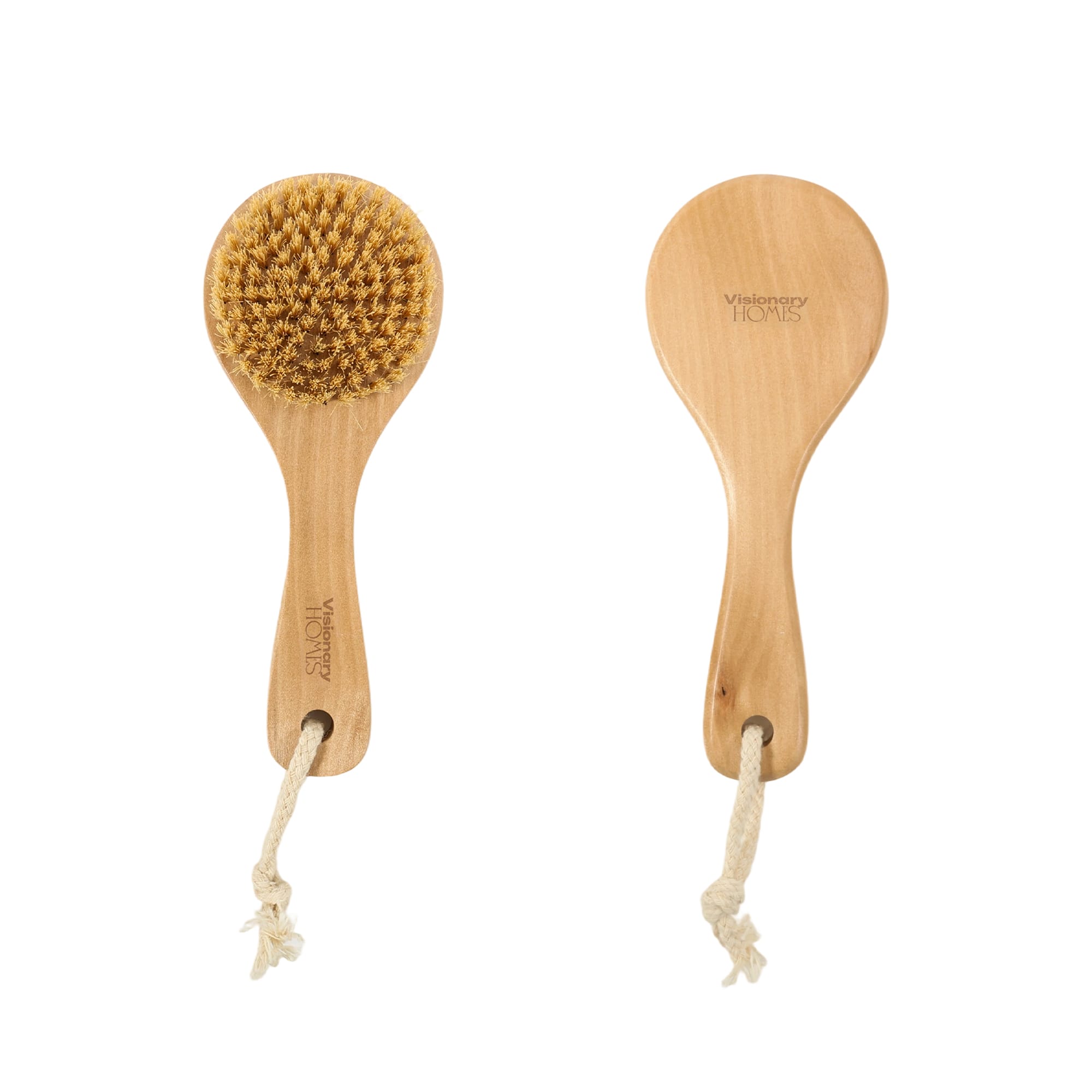 Round Body Brush with Short Handle