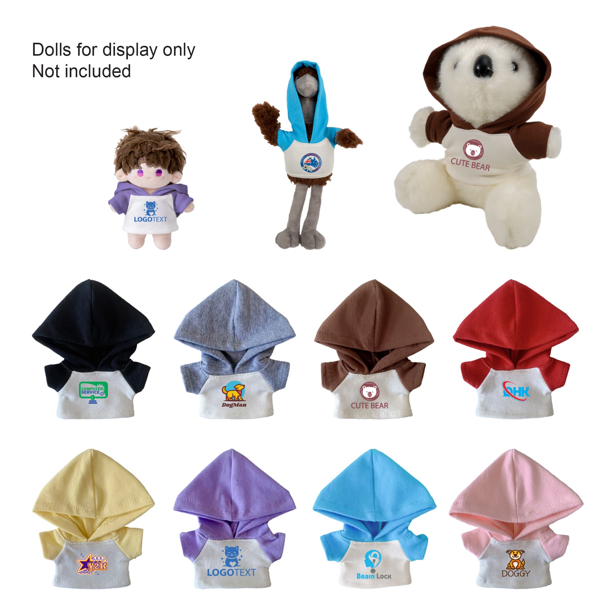 Plush Doll Raglan Hoodie