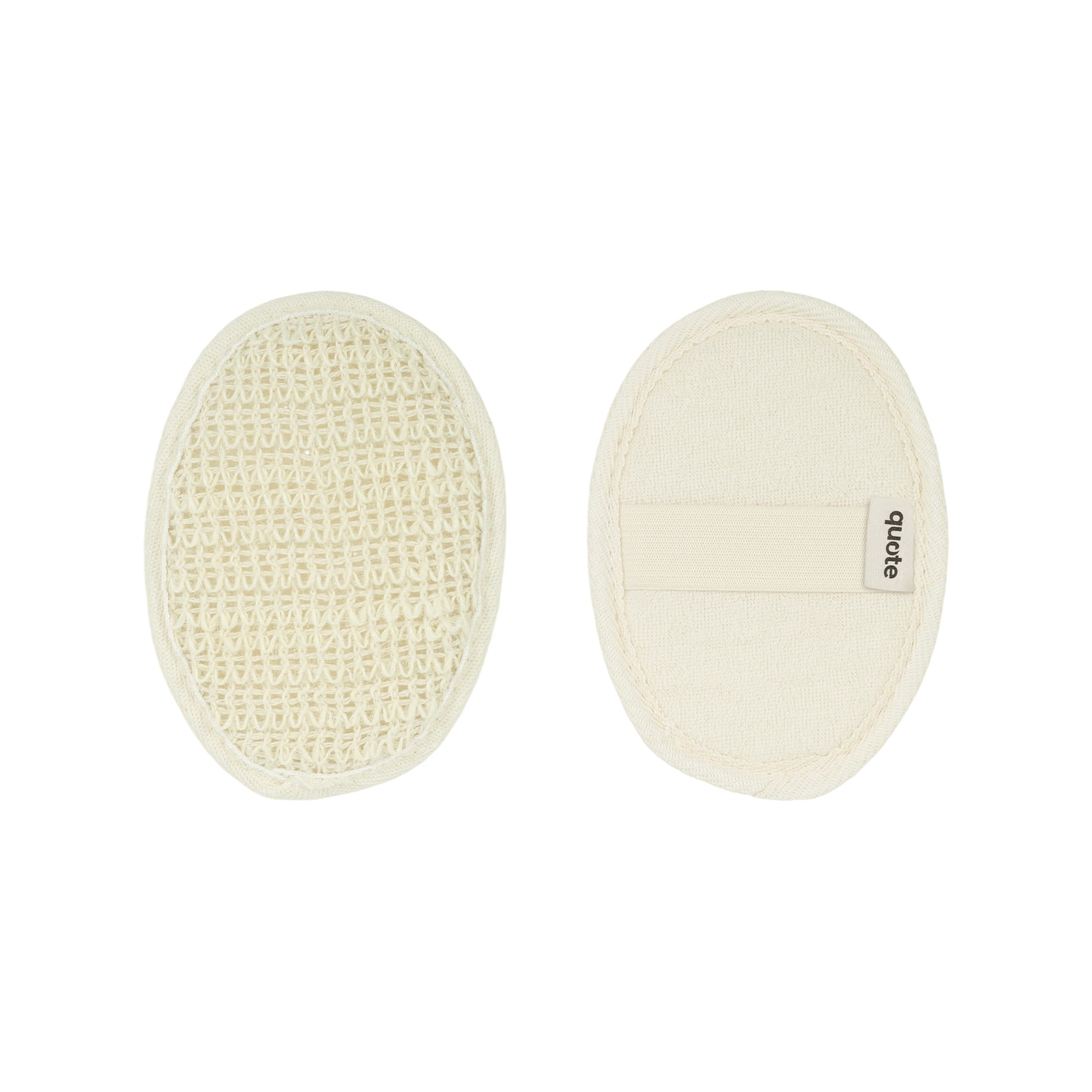 Natural Cotton Linen Bath Sponge Pad