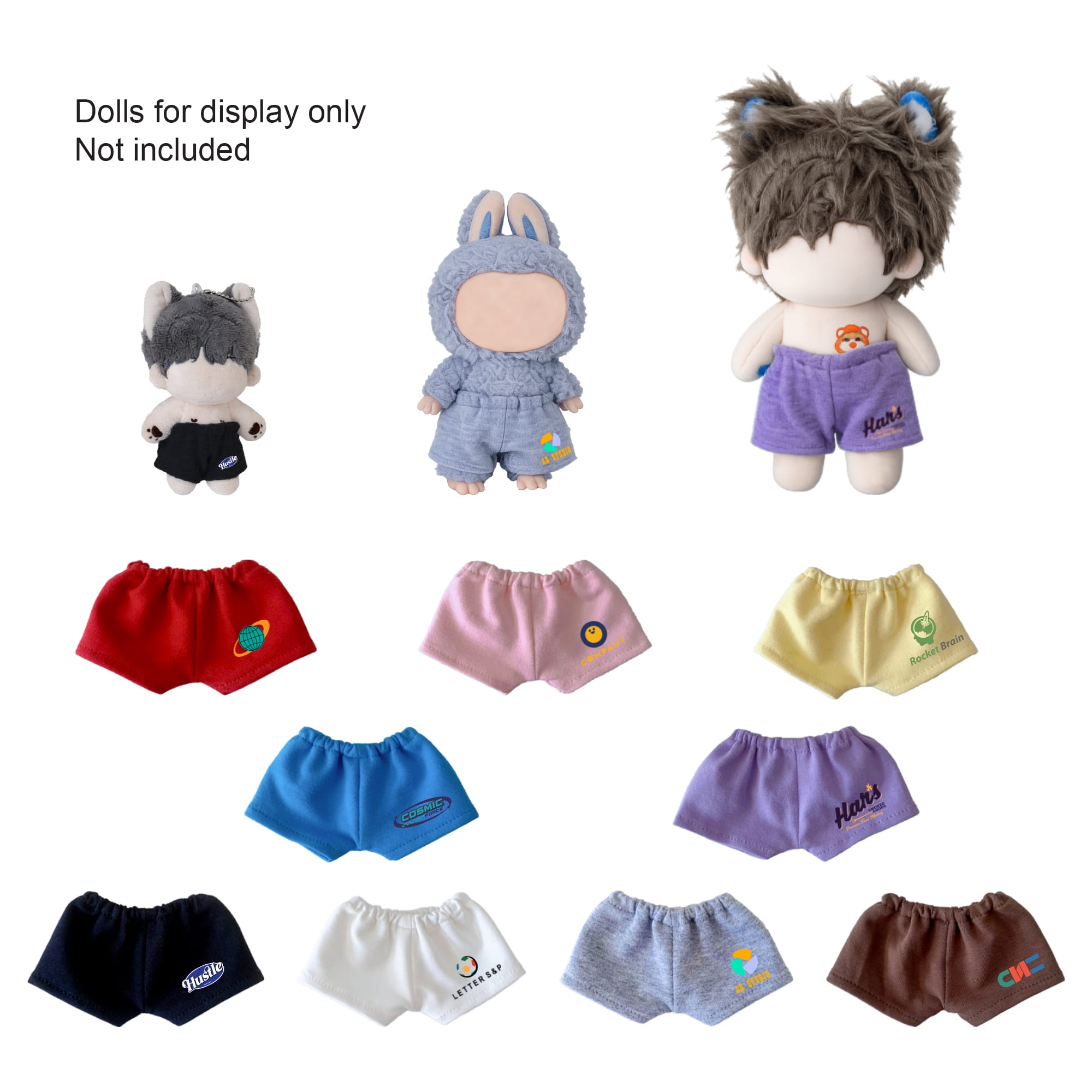 Plush Doll Basic Shorts