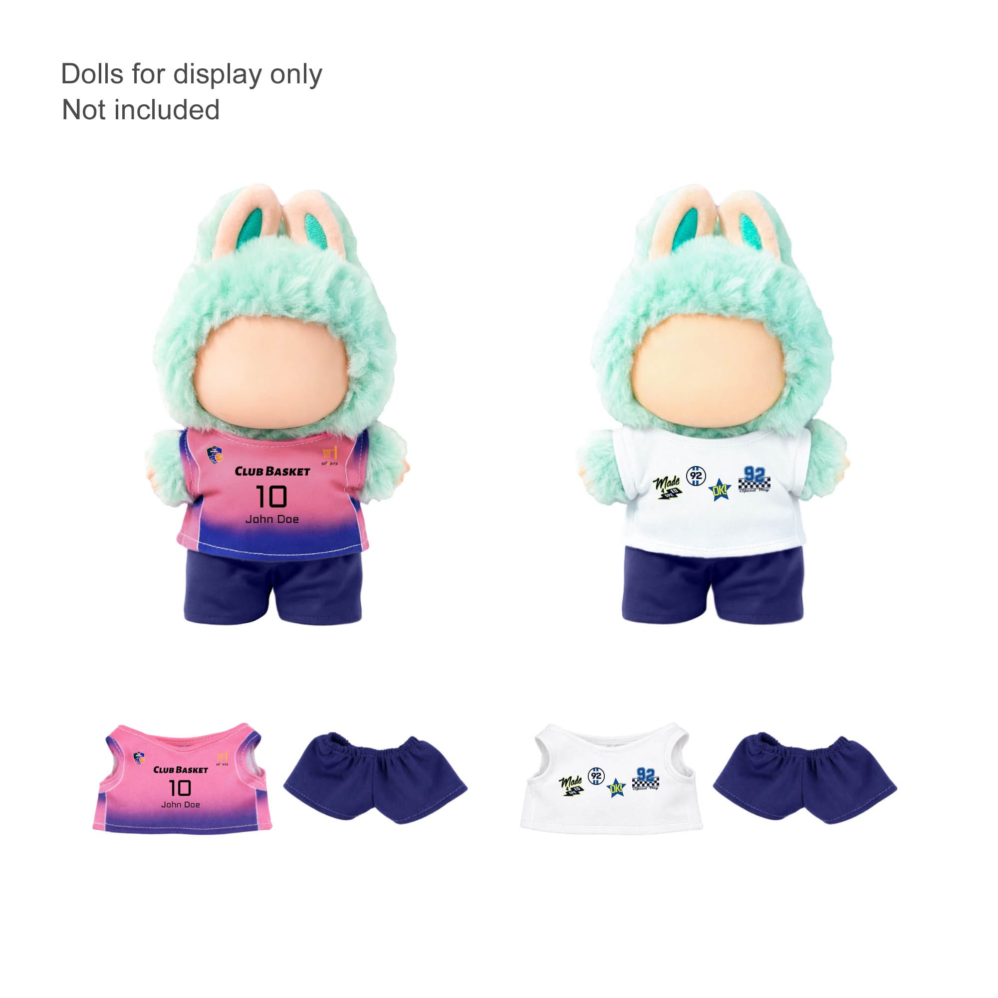 Plush Doll Jersey Outfit (15–17cm Doll)