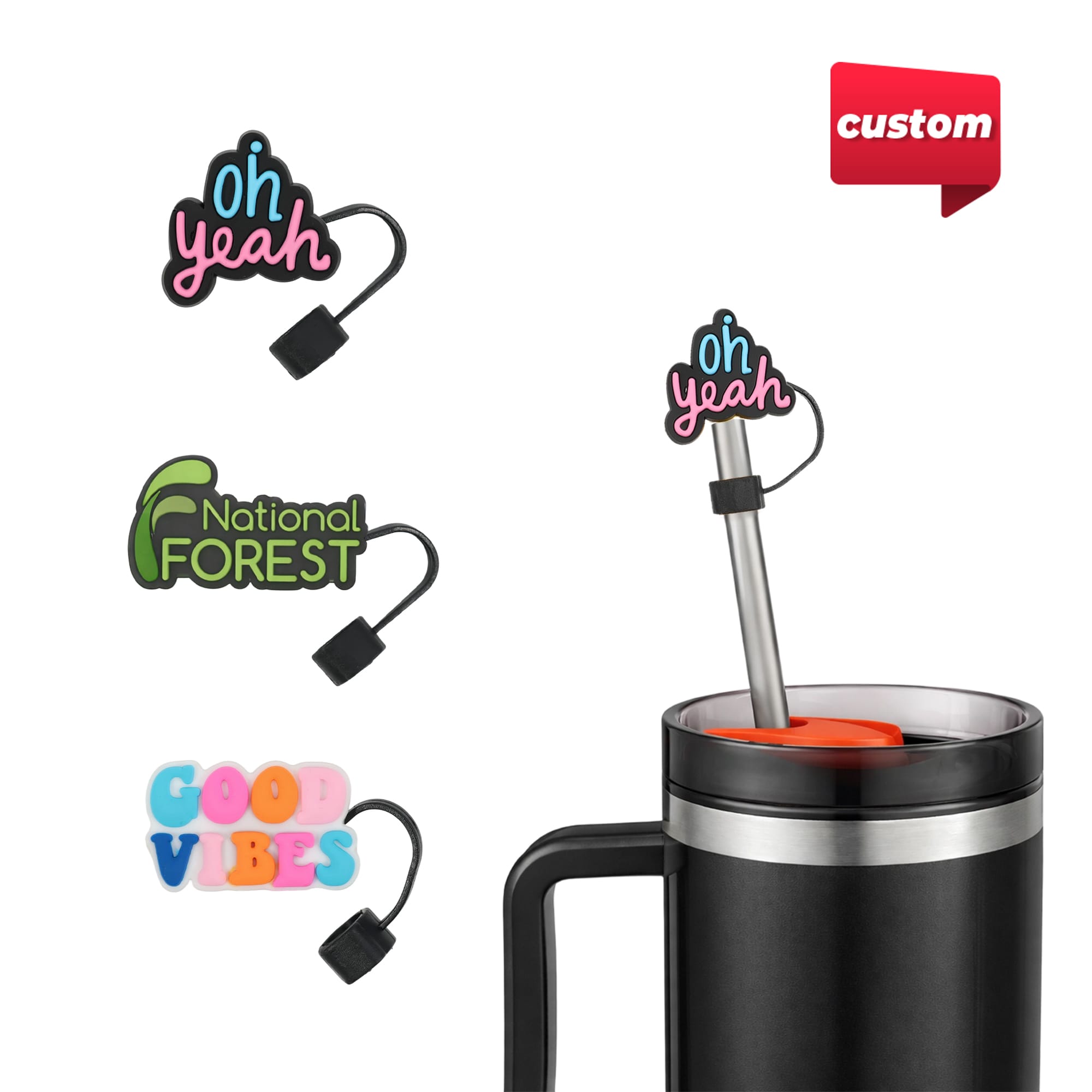 Custom Shape Straw Cover
