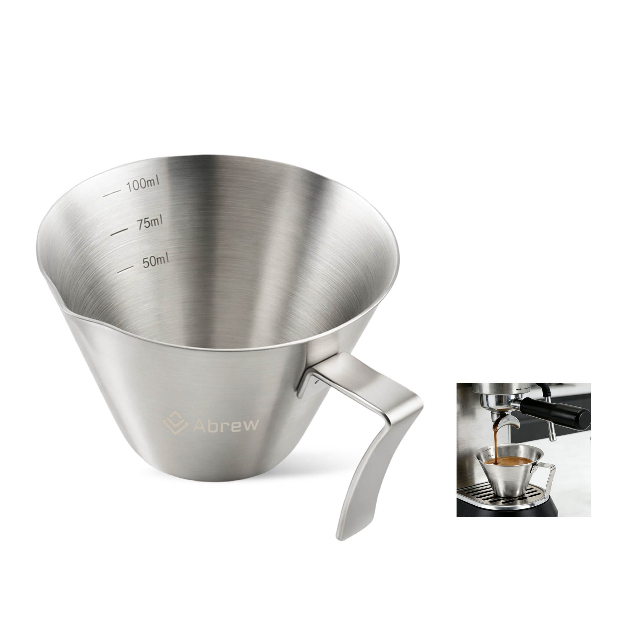 Stainless Steel Espresso Measuring Cup