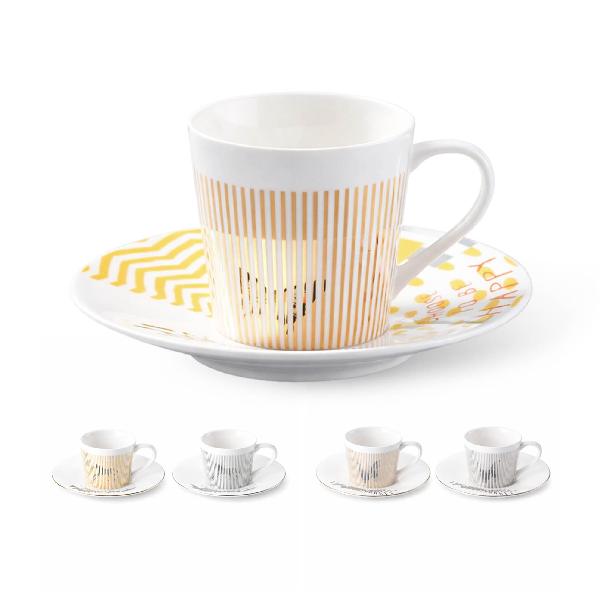250ML Dynamic Ceramic Mirror Reflection Coffee Mug