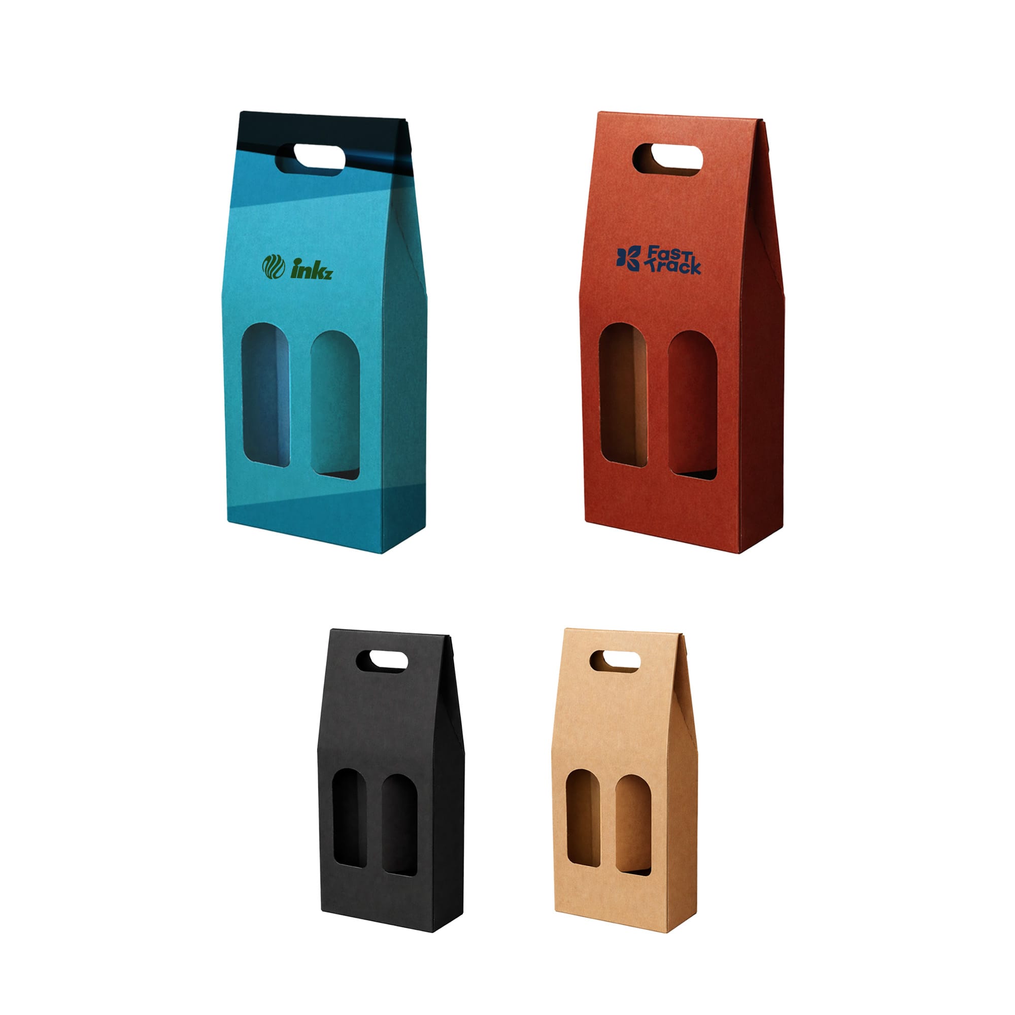 Double Bottle Portable Wine Box