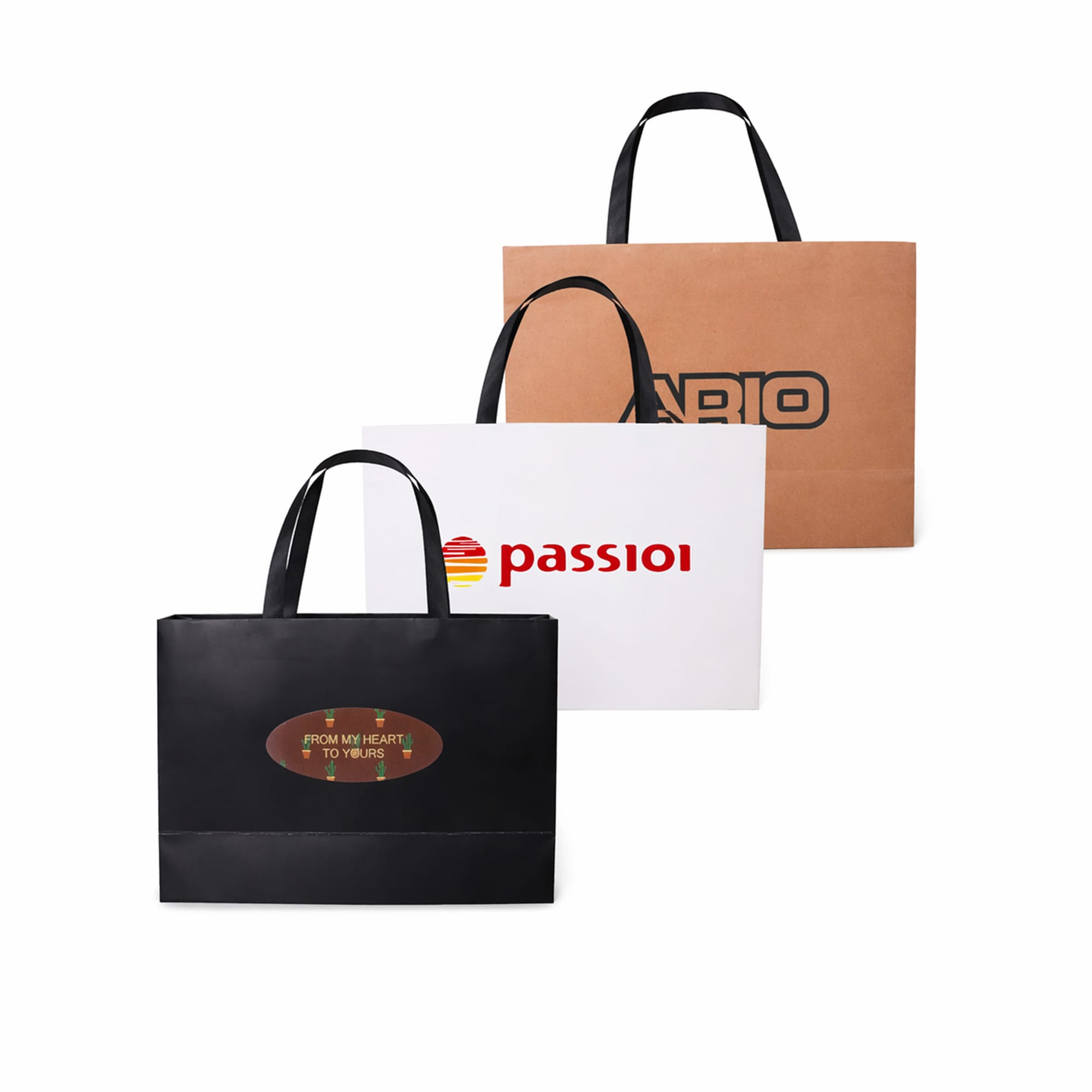 Small Paper Bag with Flat Handle(250 x 170 x 80mm)