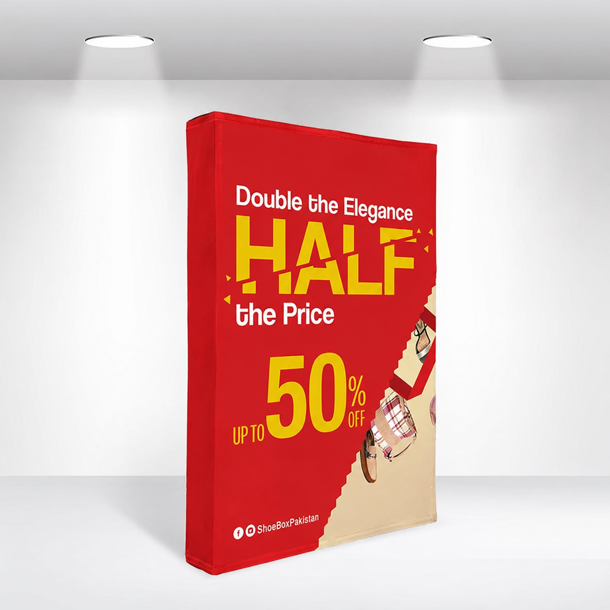 Straight Fabric Popup Displays