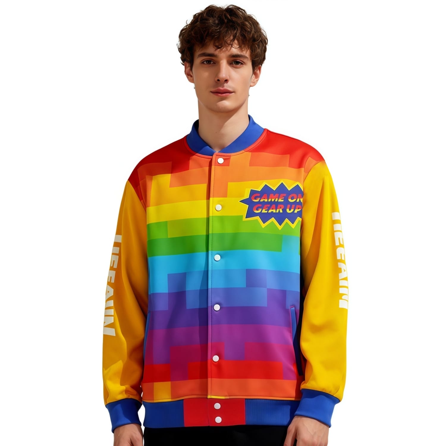 Unisex Polyester Spandex Sublimated Track Jacket
